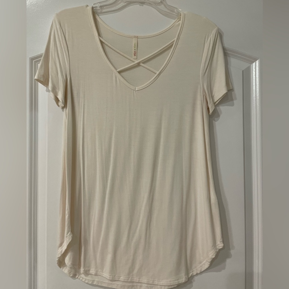 Cotton short sleeve top